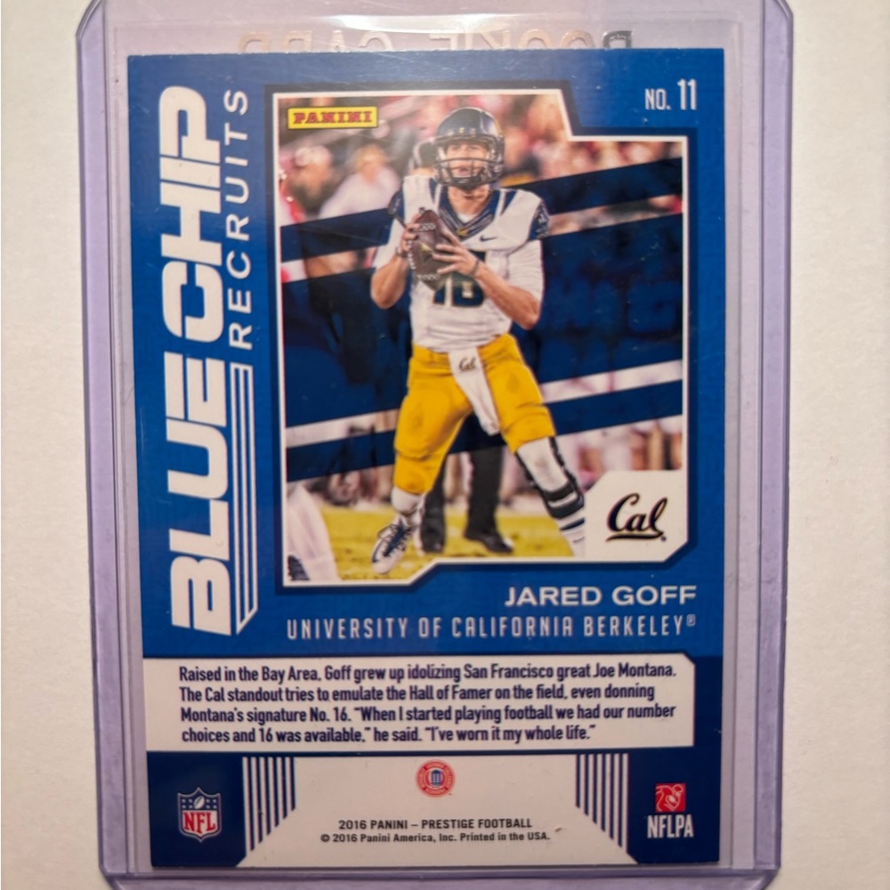 Jared Goff Rookie Card - Picture 2 of 2
